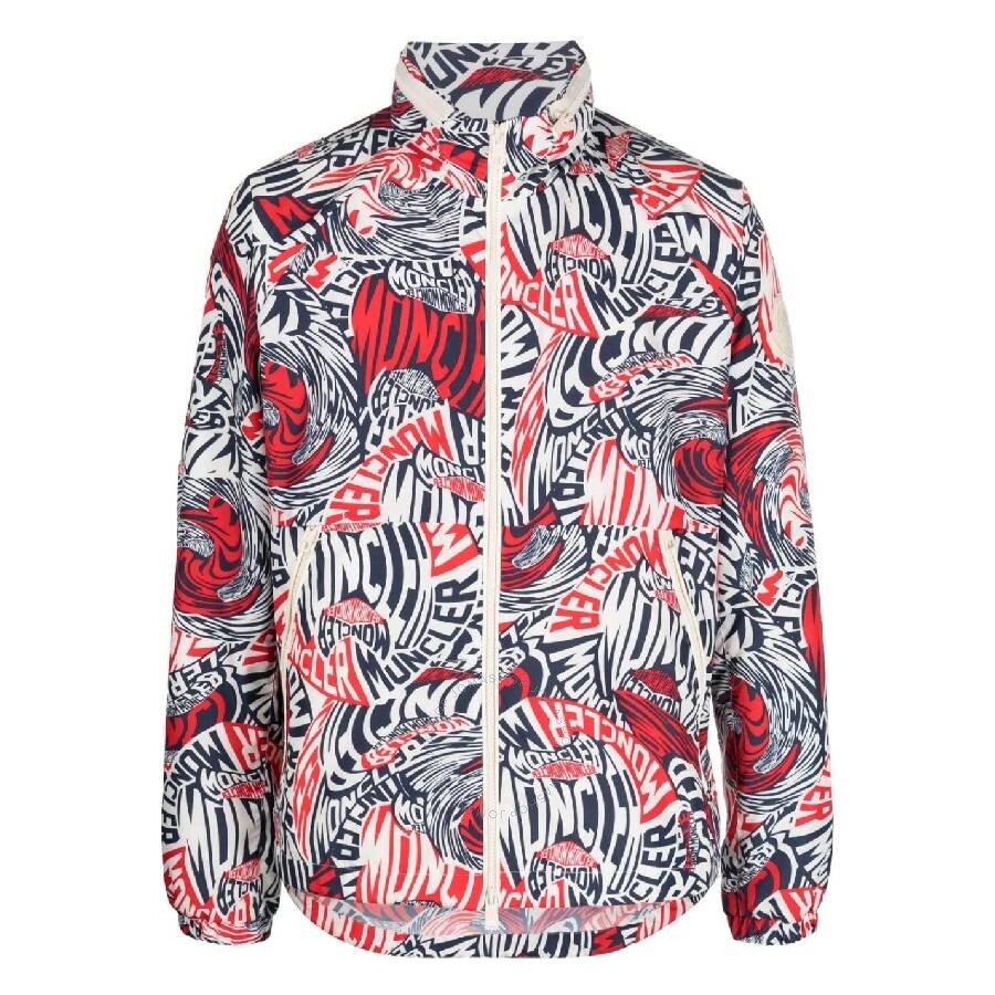 Moncler Windbreaker Jacket In Blue