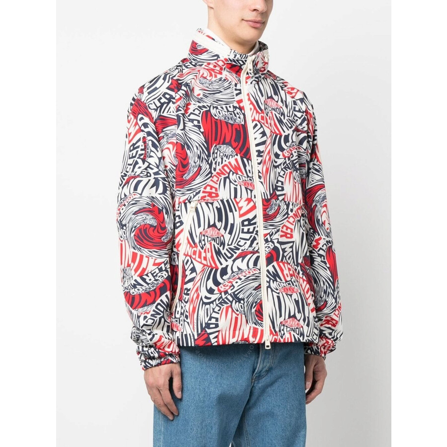 Moncler Windbreaker Jacket In Blue