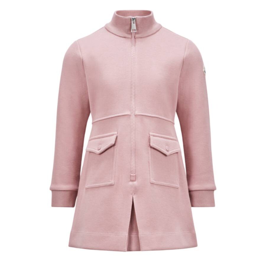 Rose Pink Cotton Piquet Polo Dress
