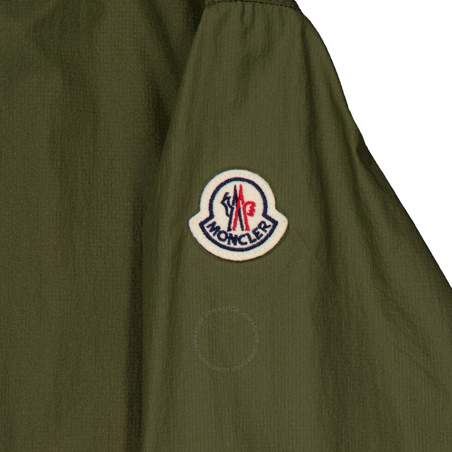 Moncler Roselend Drawstring Hooded Jacket In Green
