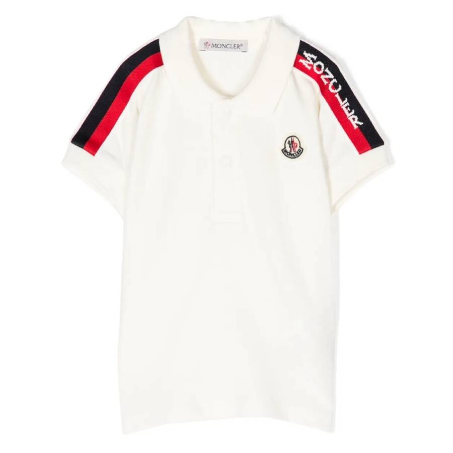Side Stripe Cotton Polo Shirt