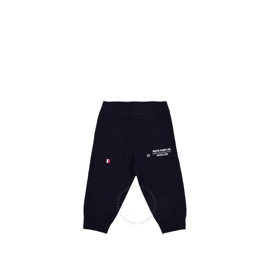 Moncler Straight Leg Track Pants In Blue
