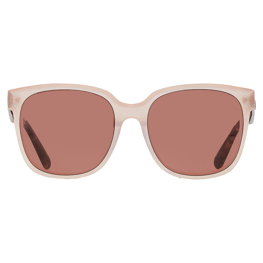 MONCLER Dフレムサンクラス ML0198 72Y Moncler Violet Square Ladies Sunglasses ML0198-F 72Y 57