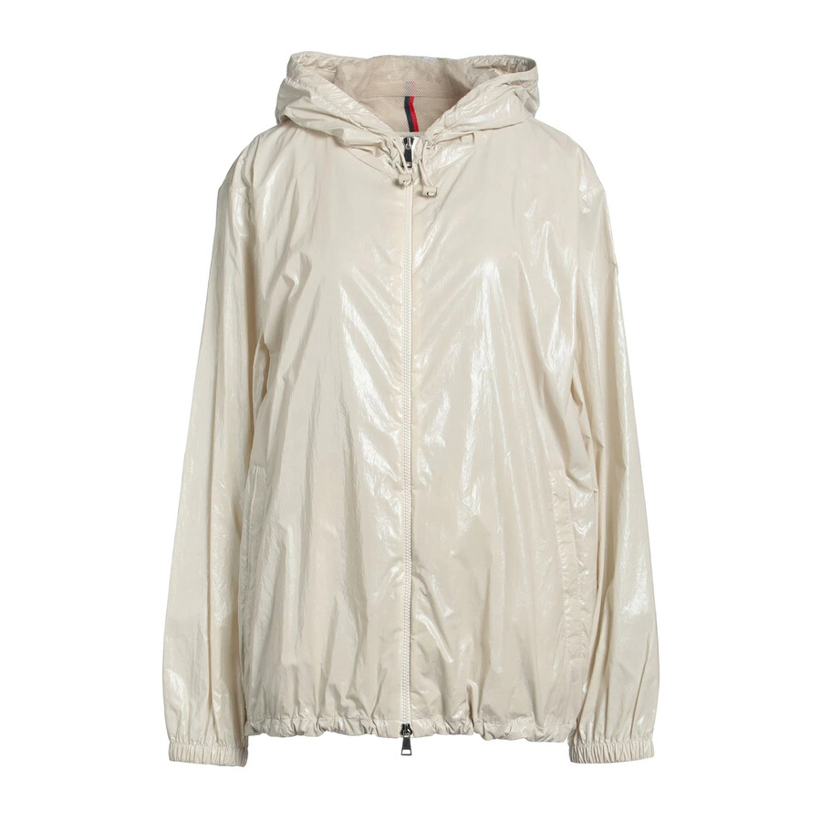 Moncler Wuisse Zip-fastening Hooded Jacket In White