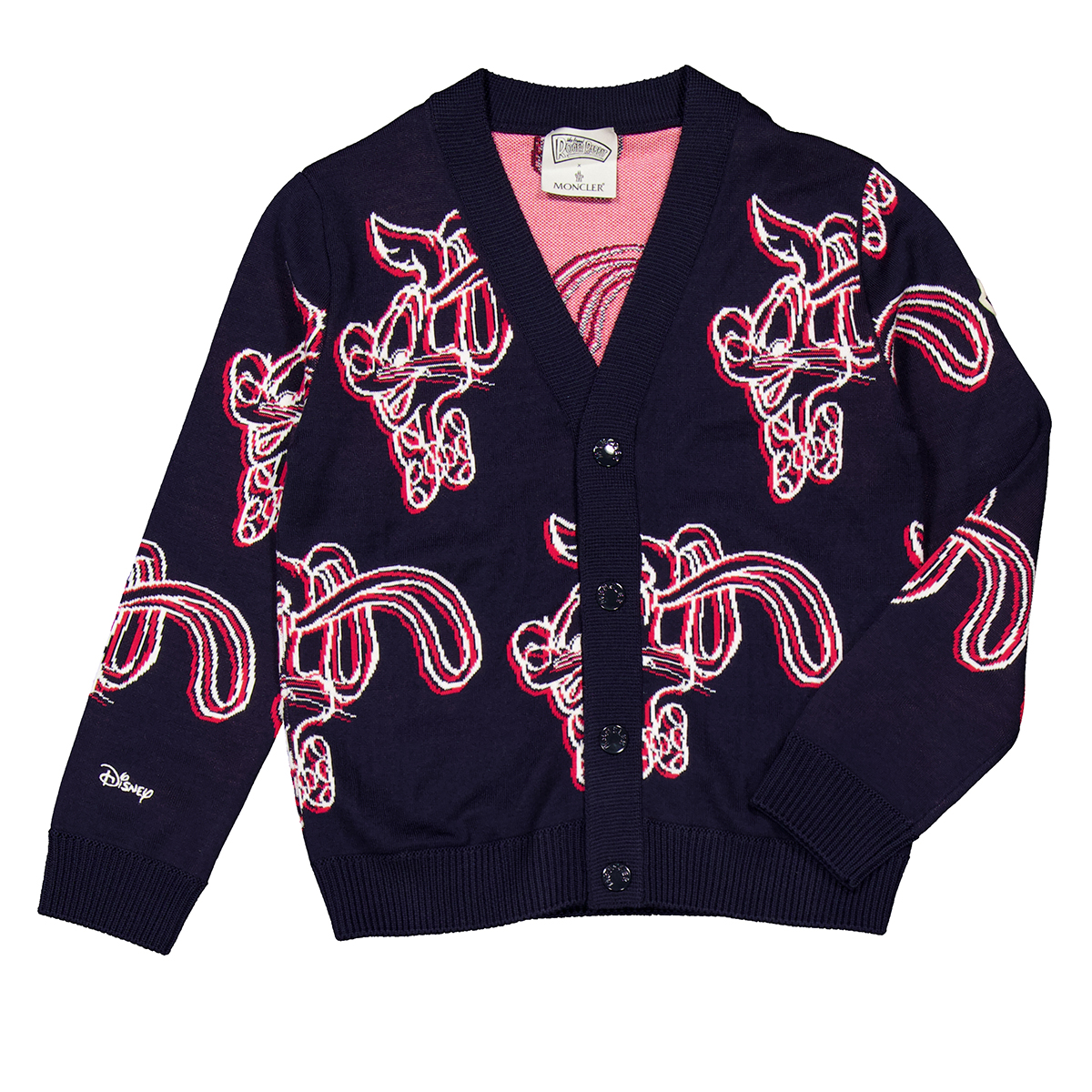 Moncler X Disney Kids Roger Rabbit Cotton Cardigan, Size 12A