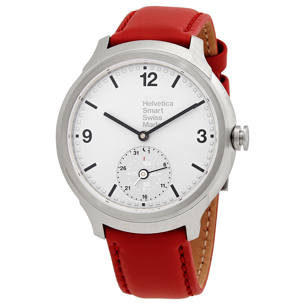 Mondaine Helvetica No1 Bold Quartz Silver Dial Men's Watch MH1.B2S80.LC