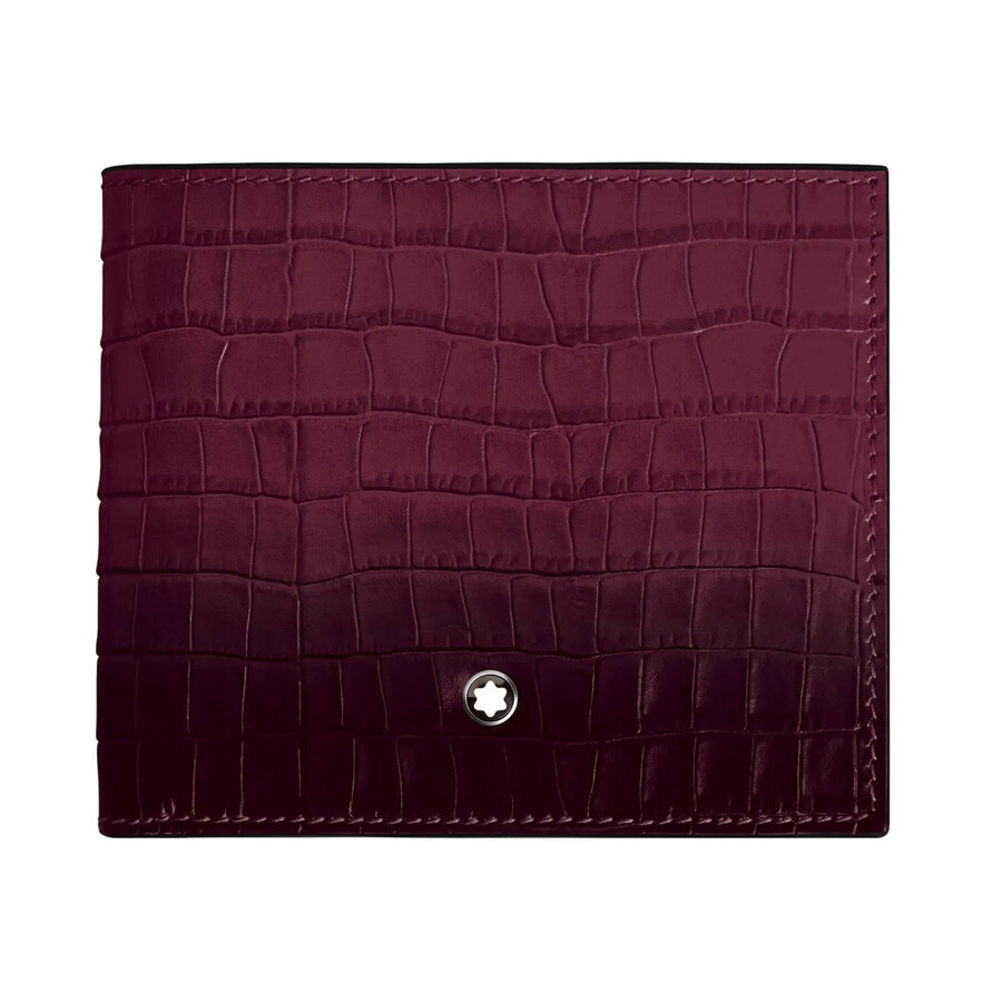 Montblanc Atelier Wallet 8cc In Burgundy