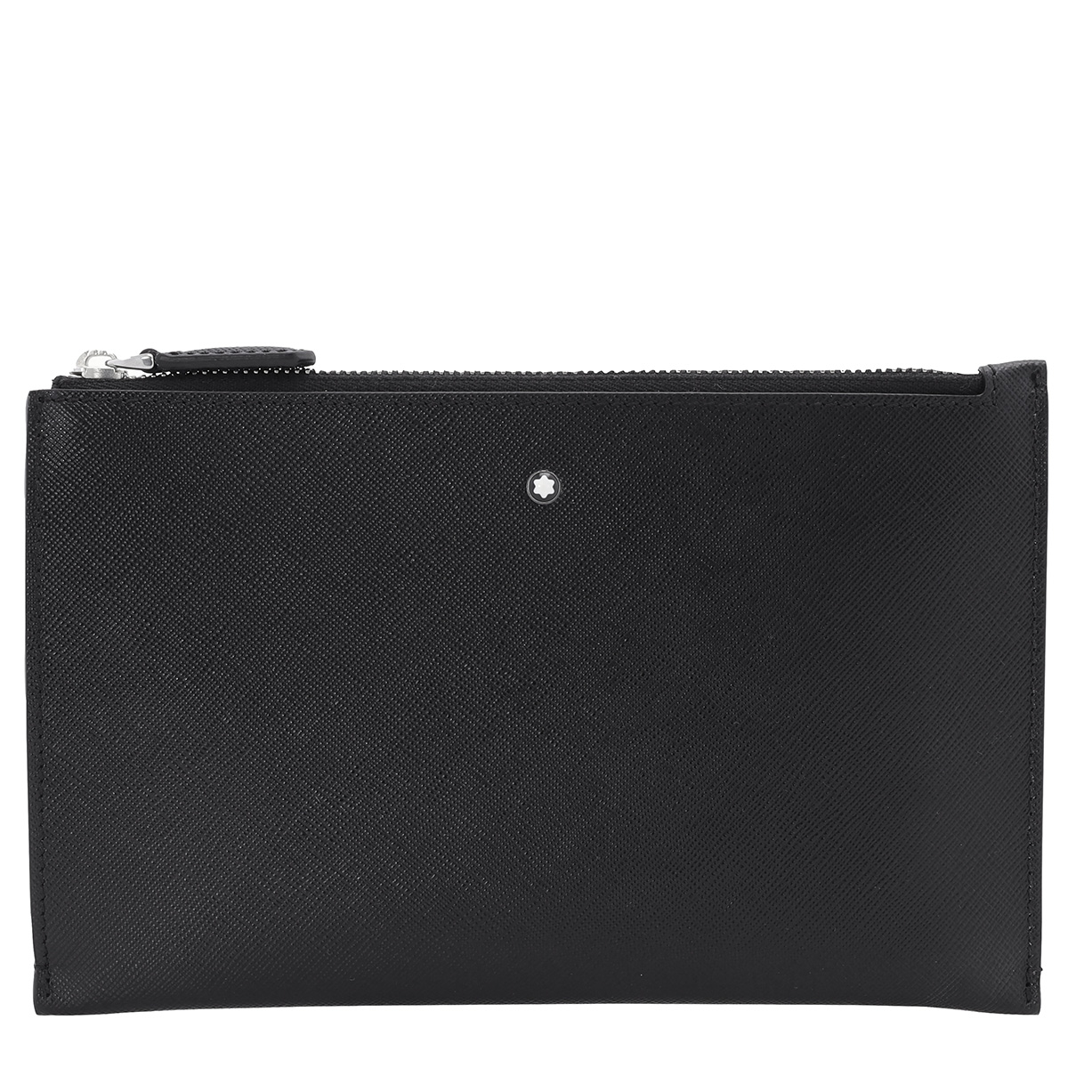 Montblanc Black Calfskin Leather Sartorial Small Pouch 128572