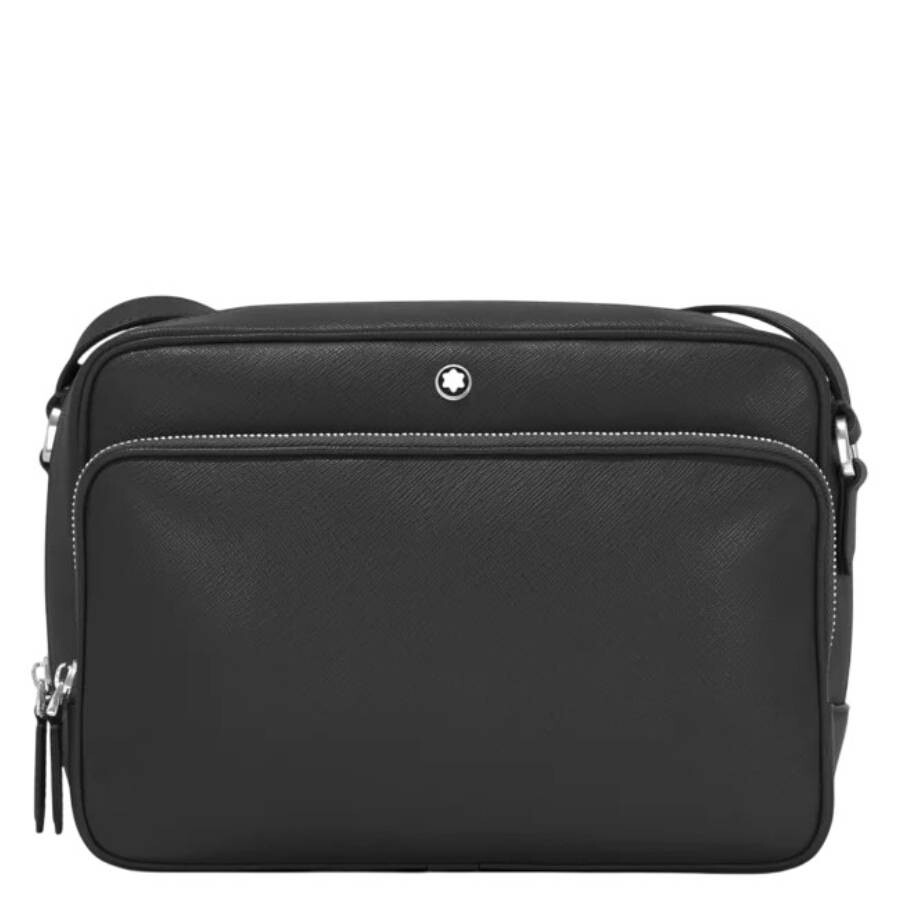 Montblanc Black Sartorial Leather Messenger Bag 198127