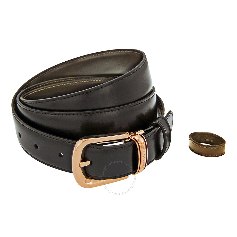 Montblanc Classic Line Trapeze Buckle Reversible Black