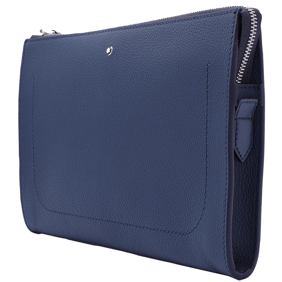 Mua Dark Blue Meisterstuck Soft Grain Clutch chính hãng 2025 Fado