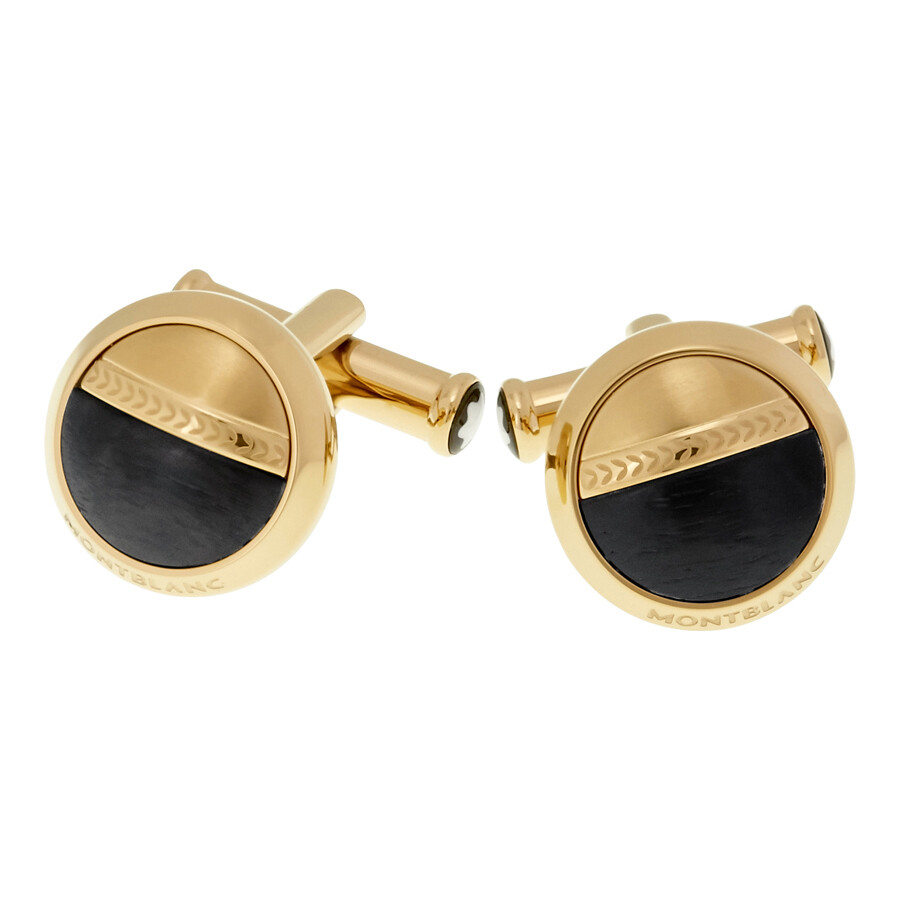 Montblanc Edition Gold Tone Cufflinks Montblanc Mens Jewelry