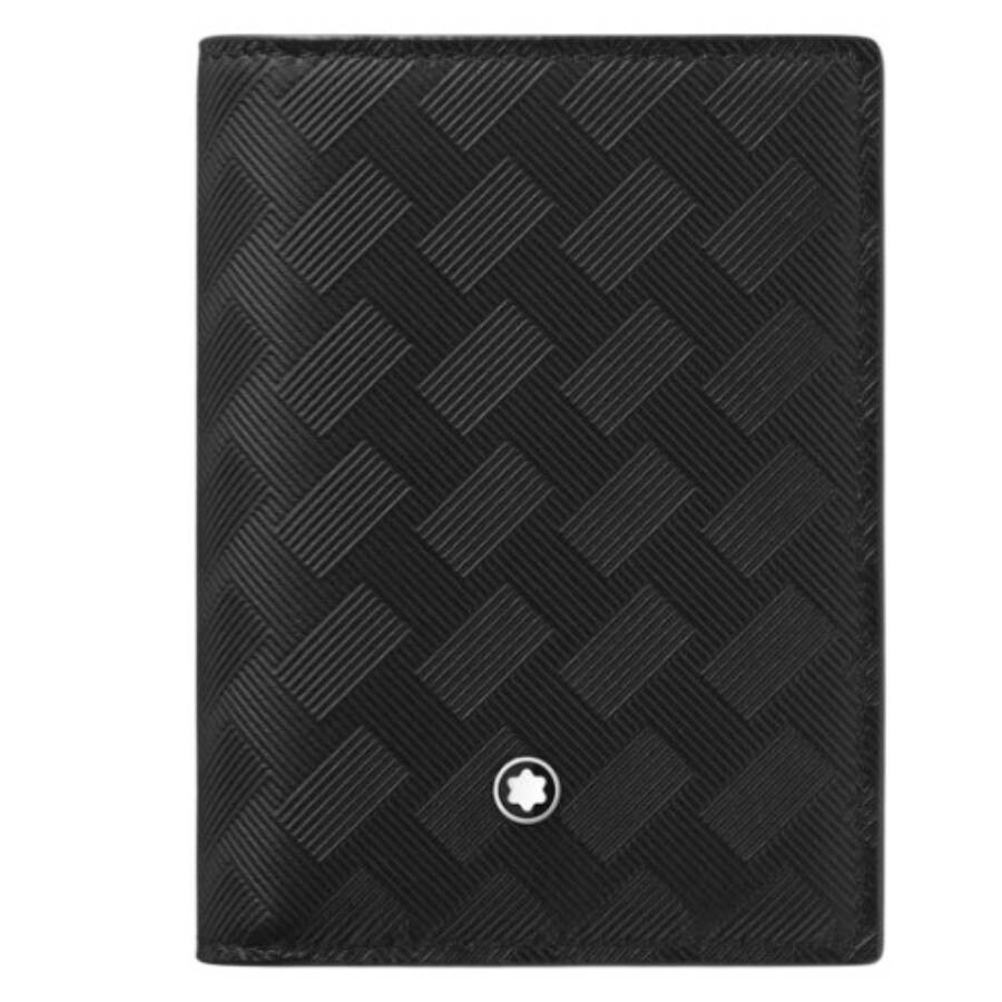 Montblanc Extreme 3.0 Embossed Leather Card Holder In Black