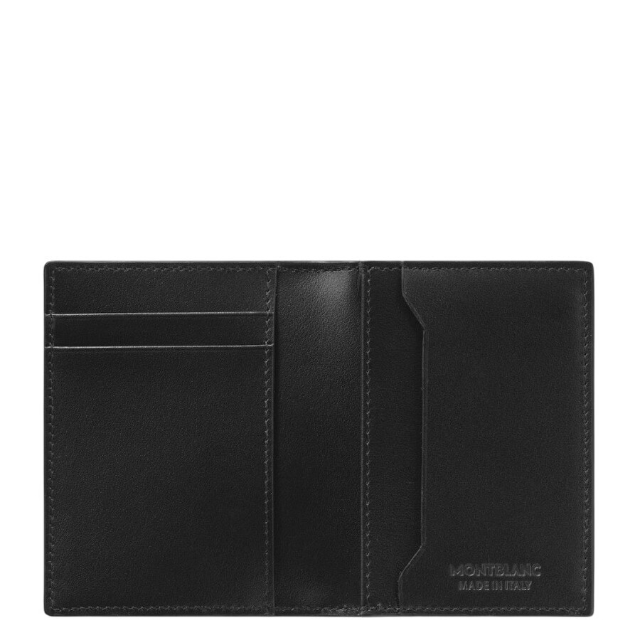 Montblanc Extreme 3.0 Embossed Leather Card Holder In Black
