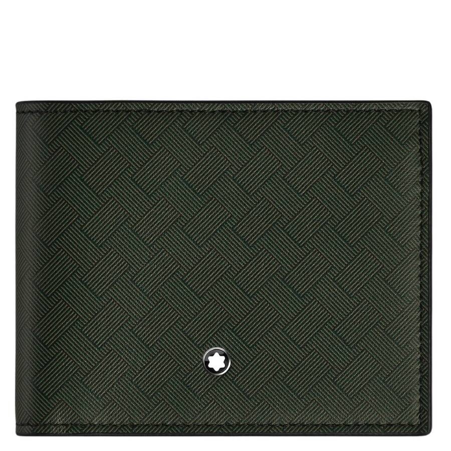 Montblanc Extreme 3.0 Leather 6cc Wallet In Green