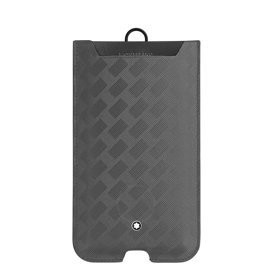 Montblanc Extreme 3.0 Leather Phone Case In Grey