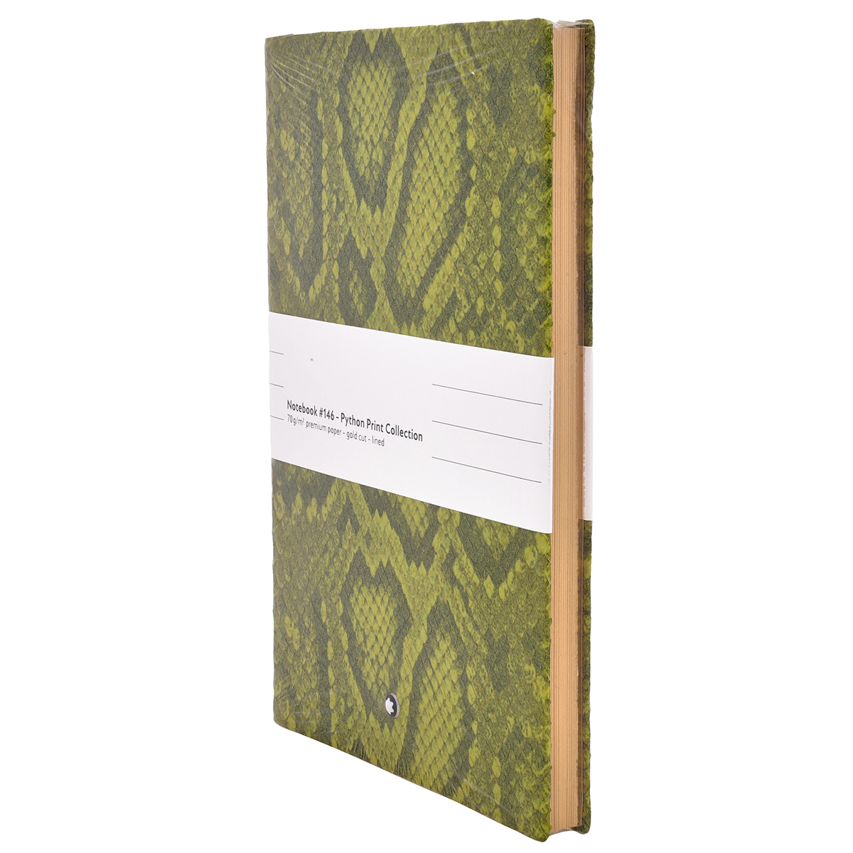 Montblanc Green Python Print 146 Notebook In Green