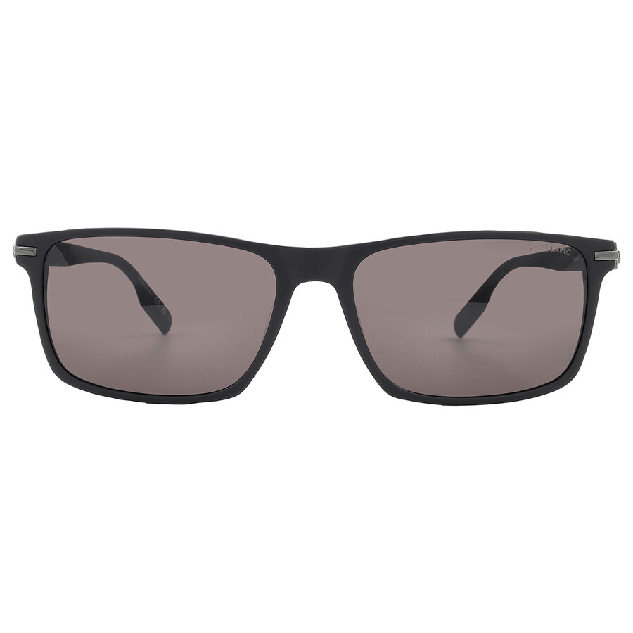 Montblanc Grey Rectangular Men's Sunglasses Mb0249s 001 59