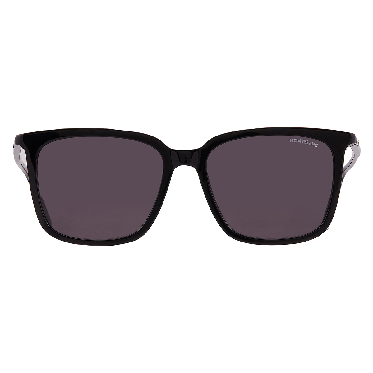 MONTBLANC モンブラン サングラス サイドロゴ スクエア クリアフレーム Montblanc Grey Square Men's Sunglasses MB0084SK 001 56