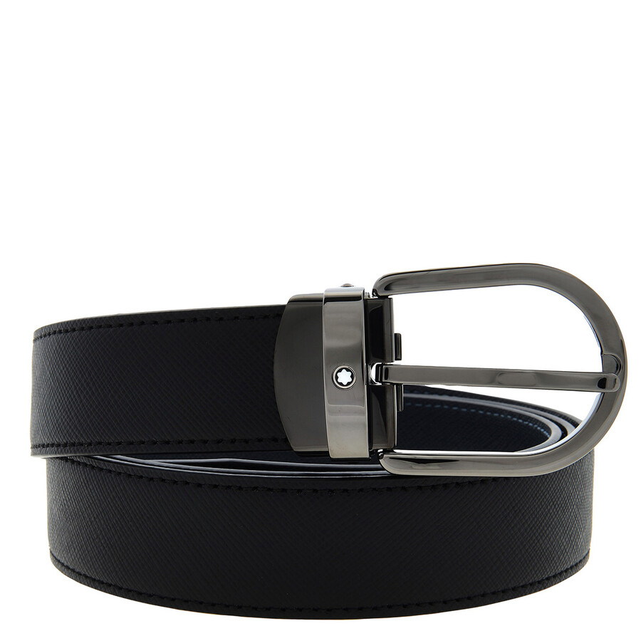 Horseshoe Buckle  30 Mm Reversible Leather Belt