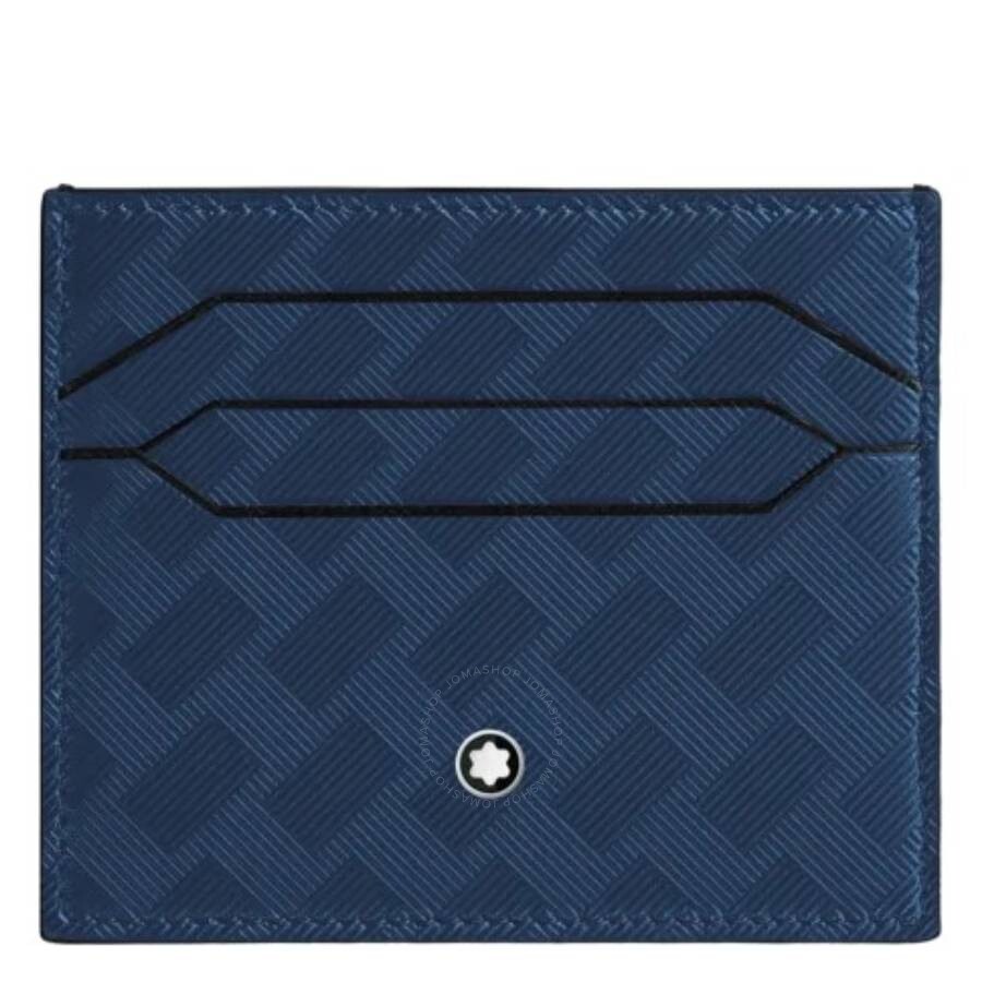 Montblanc Leather Extreme 3.0 6cc Card Holder In Blue