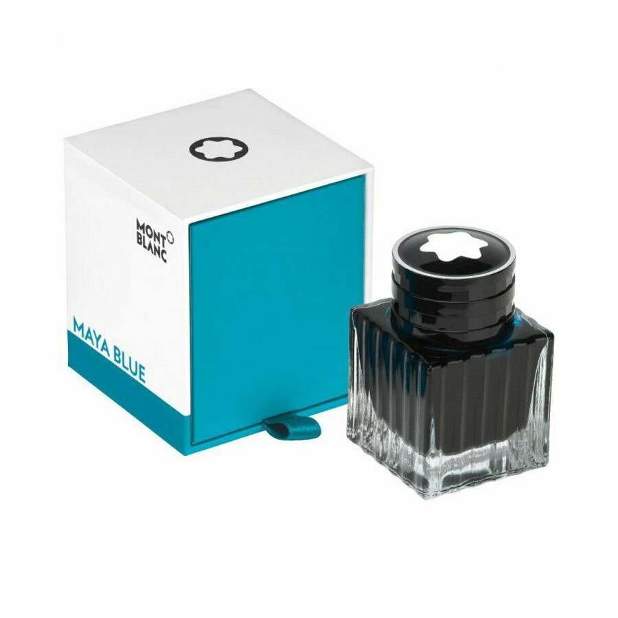 Montblanc Ink Bottle Blue Palette 119570 4017941936561 Fine Pens