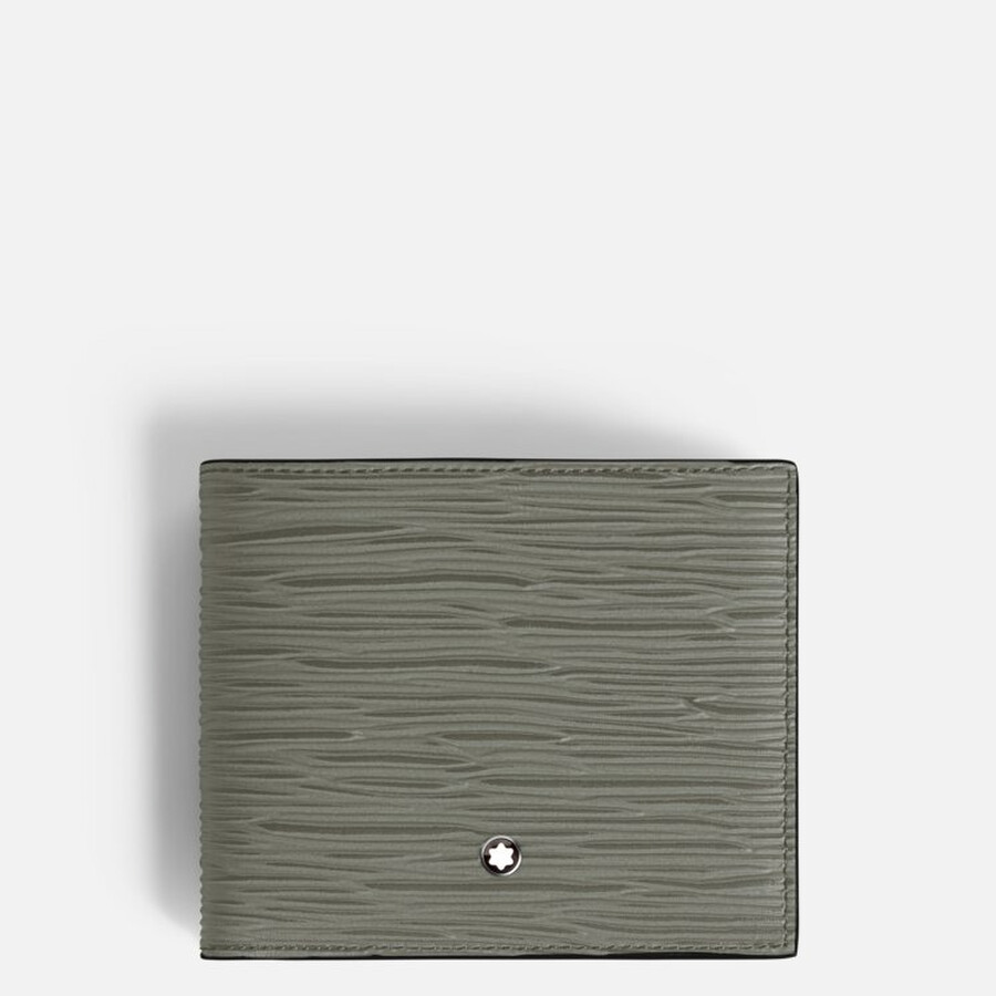 Montblanc Medium Grey 4810 Wallet 8cc In Gray