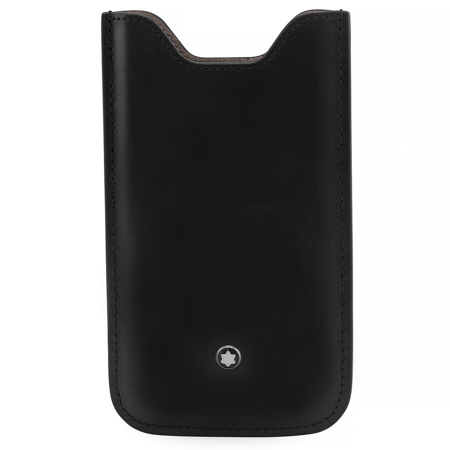 Shop Montblanc Meisterstruck Iphone 5 Smartphone Holder In Black