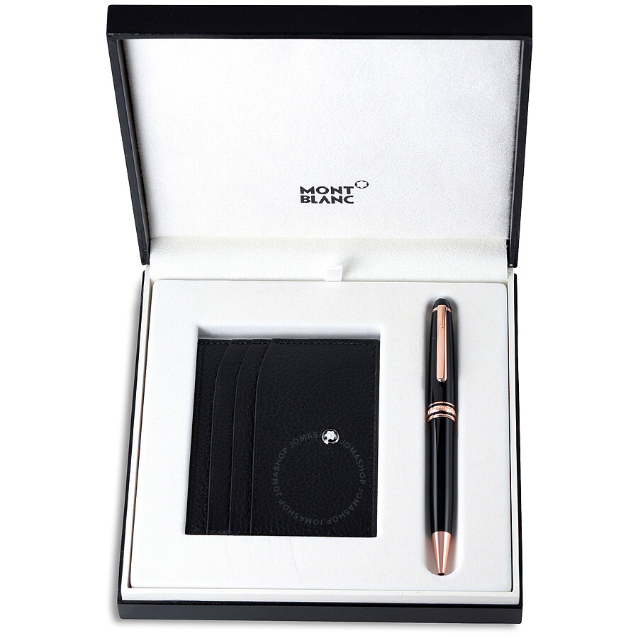 Montblanc Meisterstuck 90 Years Classique Ballpoint Pen And Pocket Holder Gift Set 113391