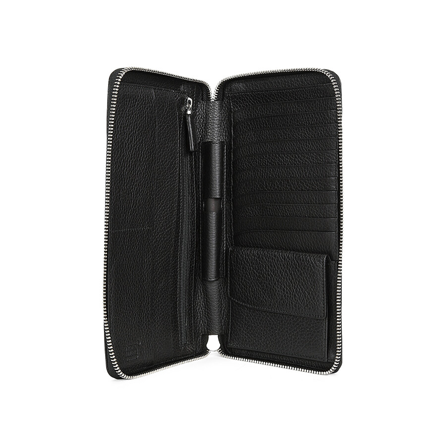 Montblanc Meisterstuck Black Soft Grain 13CC Travel Wallet 111123