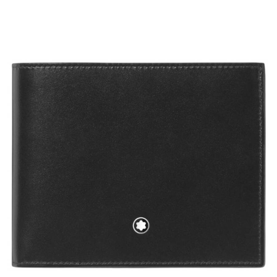 Montblanc Meisterstuck Horizontal Leather Wallet 103384 In Black