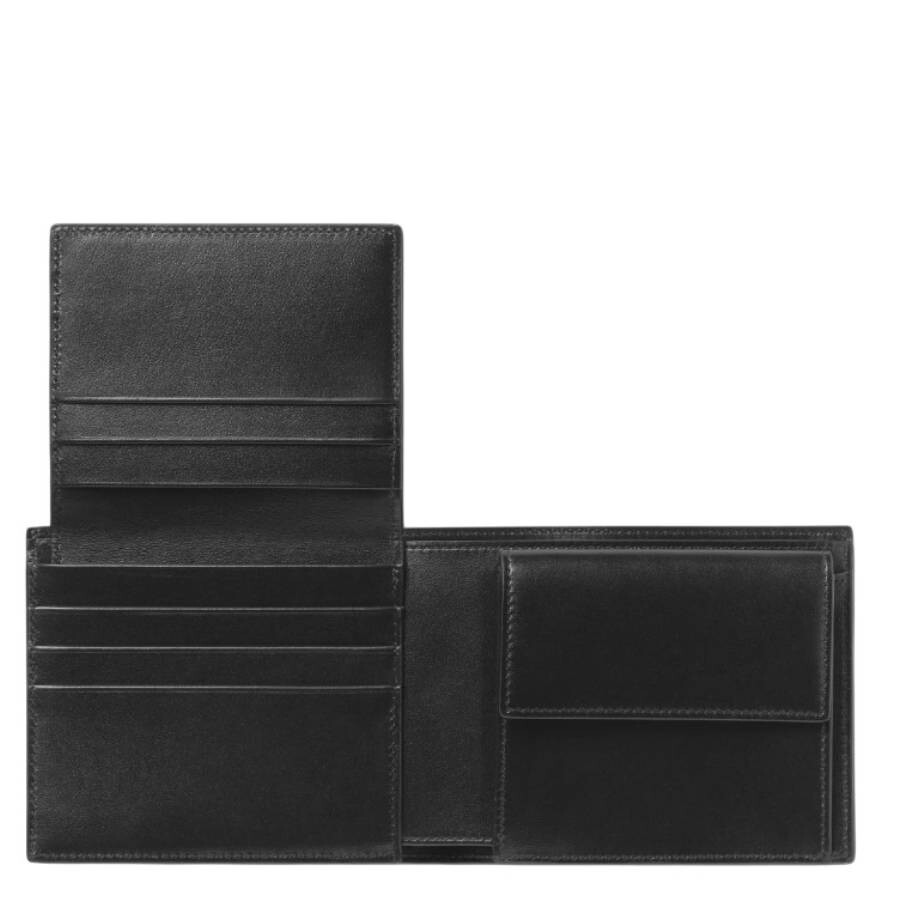 Montblanc Meisterstuck Horizontal Leather Wallet 103384 In Black