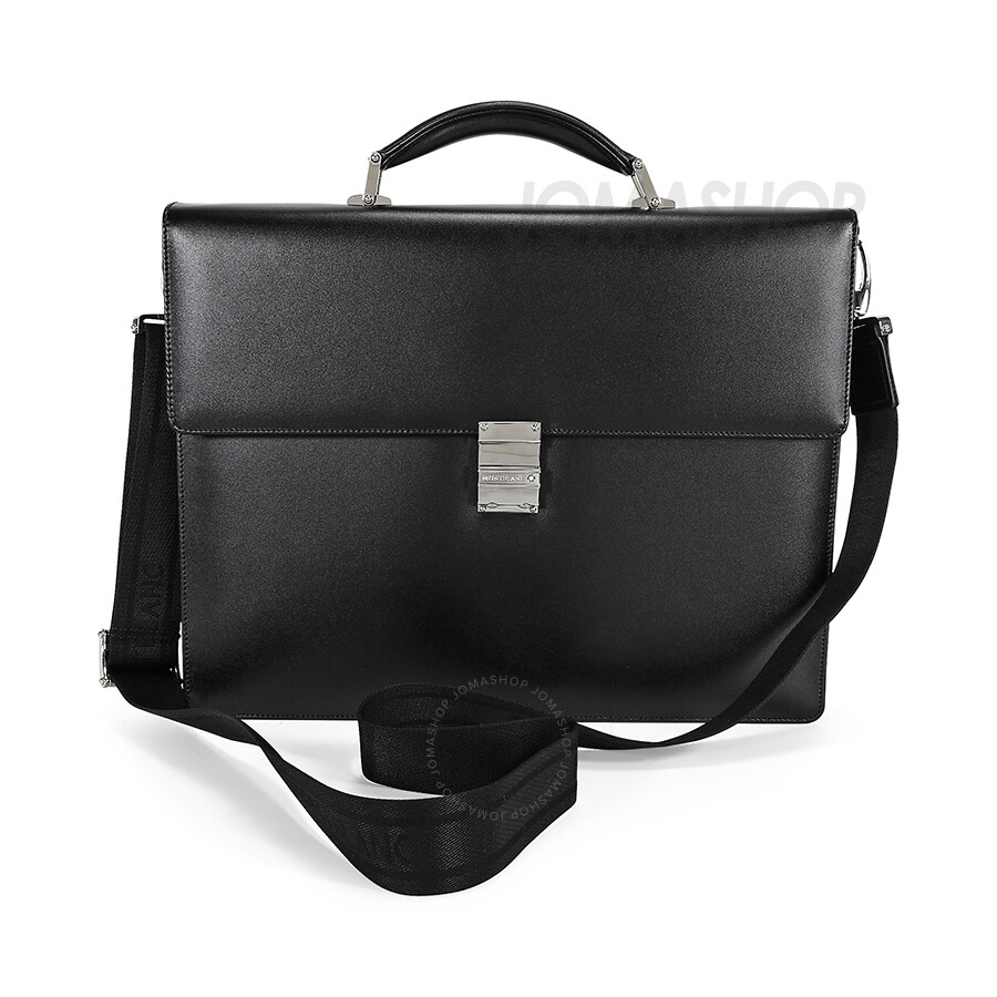 万宝龙montblanc meisterstuck single gusset full-grain牛皮公文包