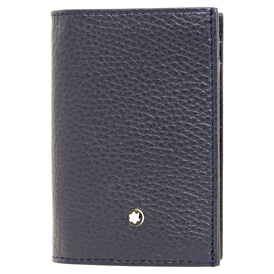 Montblanc Meisterstuck Soft Grain Business Card Holder Blue