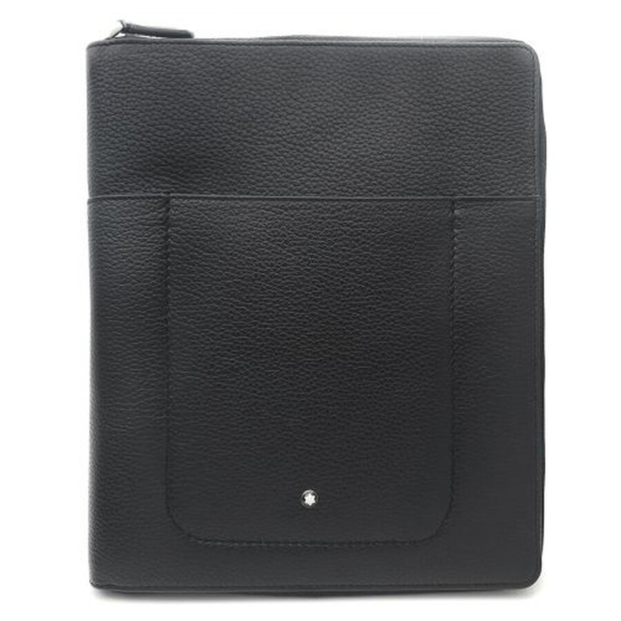Montblanc Meisterstuck Soft Grain Notebook Holder With Pockets In Black