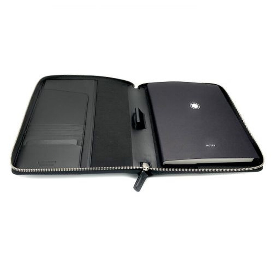 Montblanc Meisterstuck Soft Grain Notebook Holder With Pockets In Black