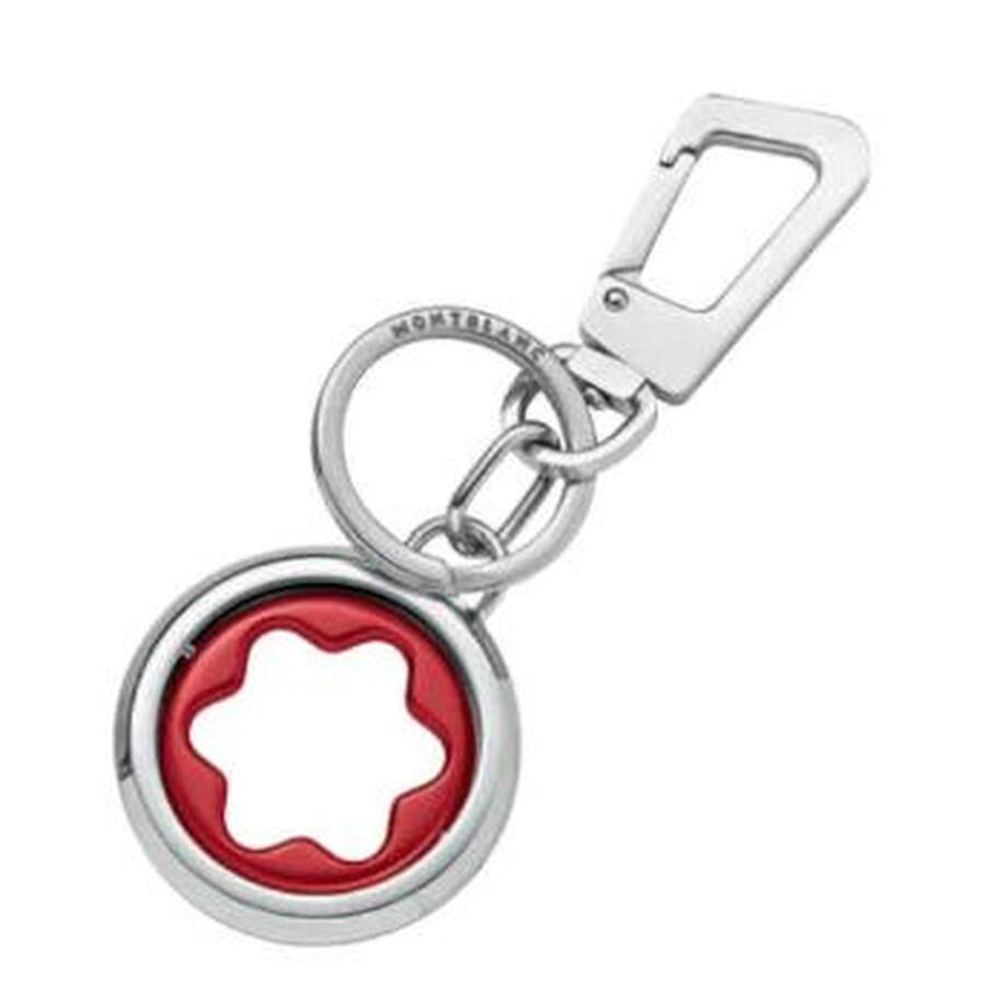 Montblanc Meisterstuck Spinning Emblem Key Fob In Metallic