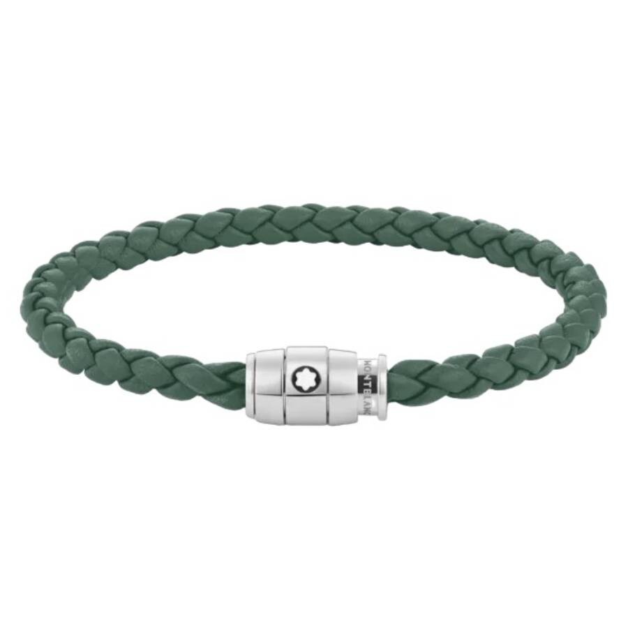 Montblanc Bracelet Steel 3 Rings Meisterstuck Collection In Green