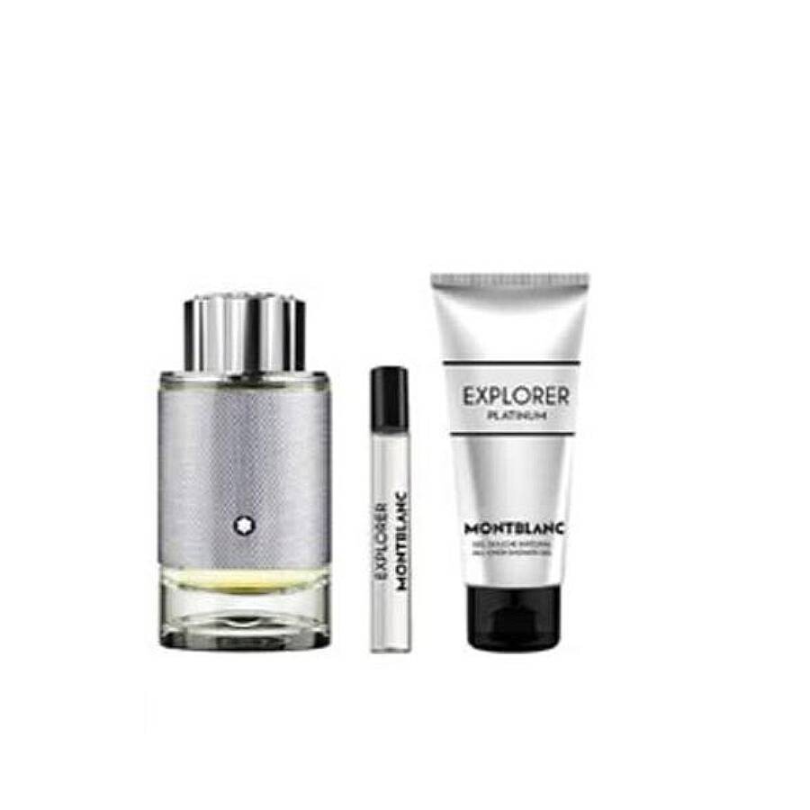 Montblanc Men's Explorer Platinum Gift Set Fragrances