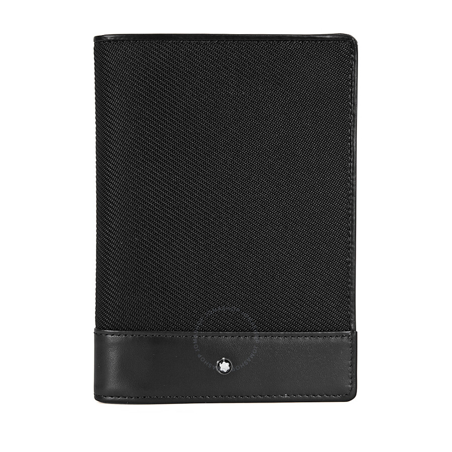 Montblanc Nightflight Passport Holder Black 113143 4017941751270 Handbags, Nightflight