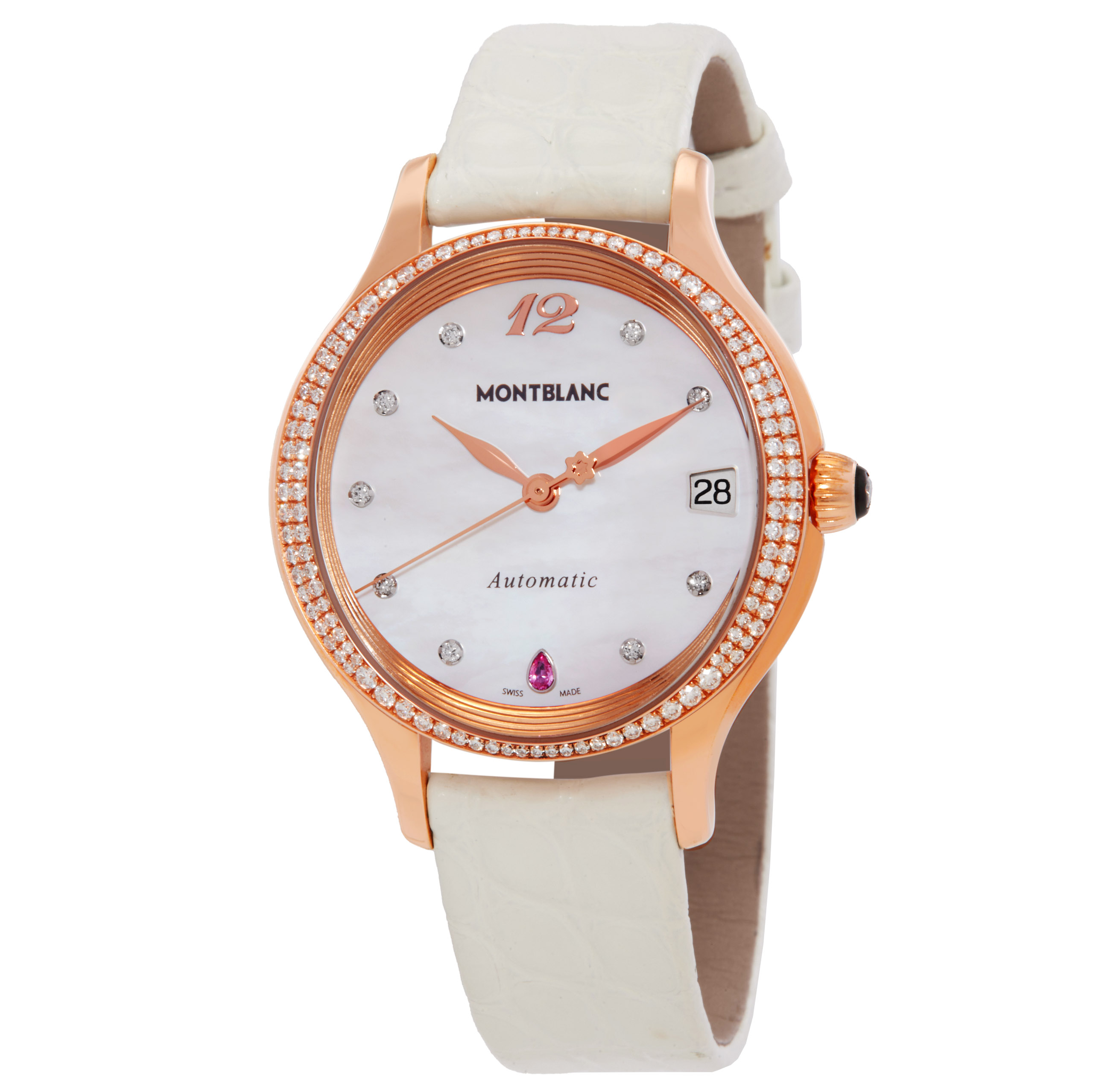 MontBlanc Princesse Grace de Monaco Automatic Diamond Ladies Watch 109275