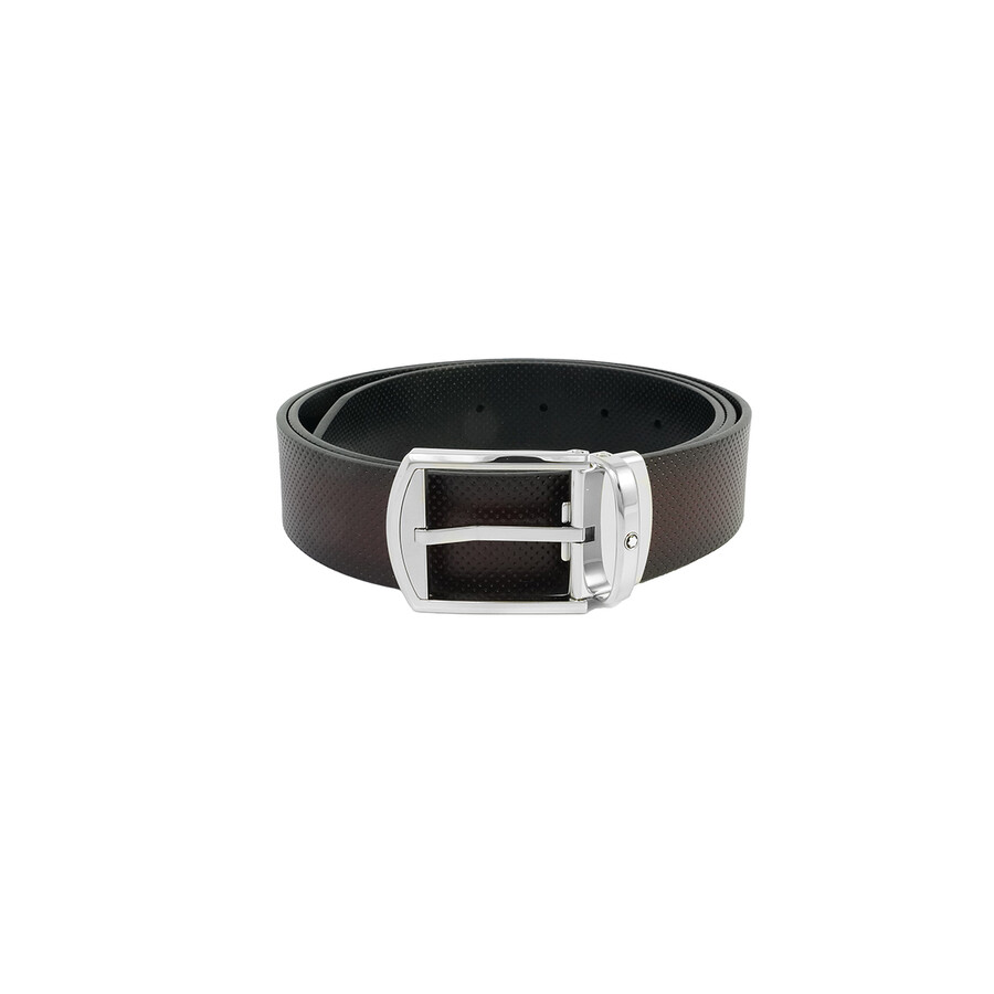 Rectangular Rounded Shinny And Matt Stainless Steel Pin Buckle Belt