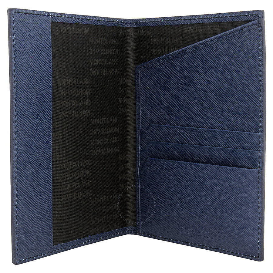 MontBlanc Sartorial Passport Holder Indigo Montblanc Handbags