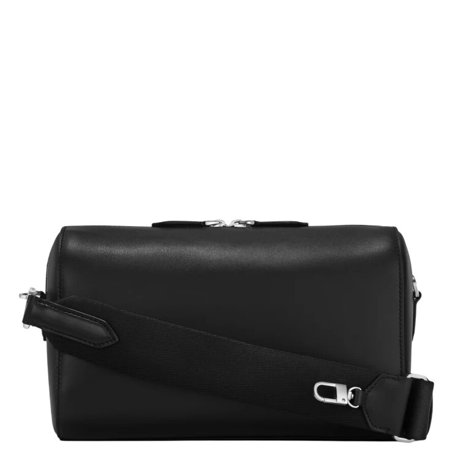 Montblanc Selection Soft Leather 142 Crossbody Bag In Black