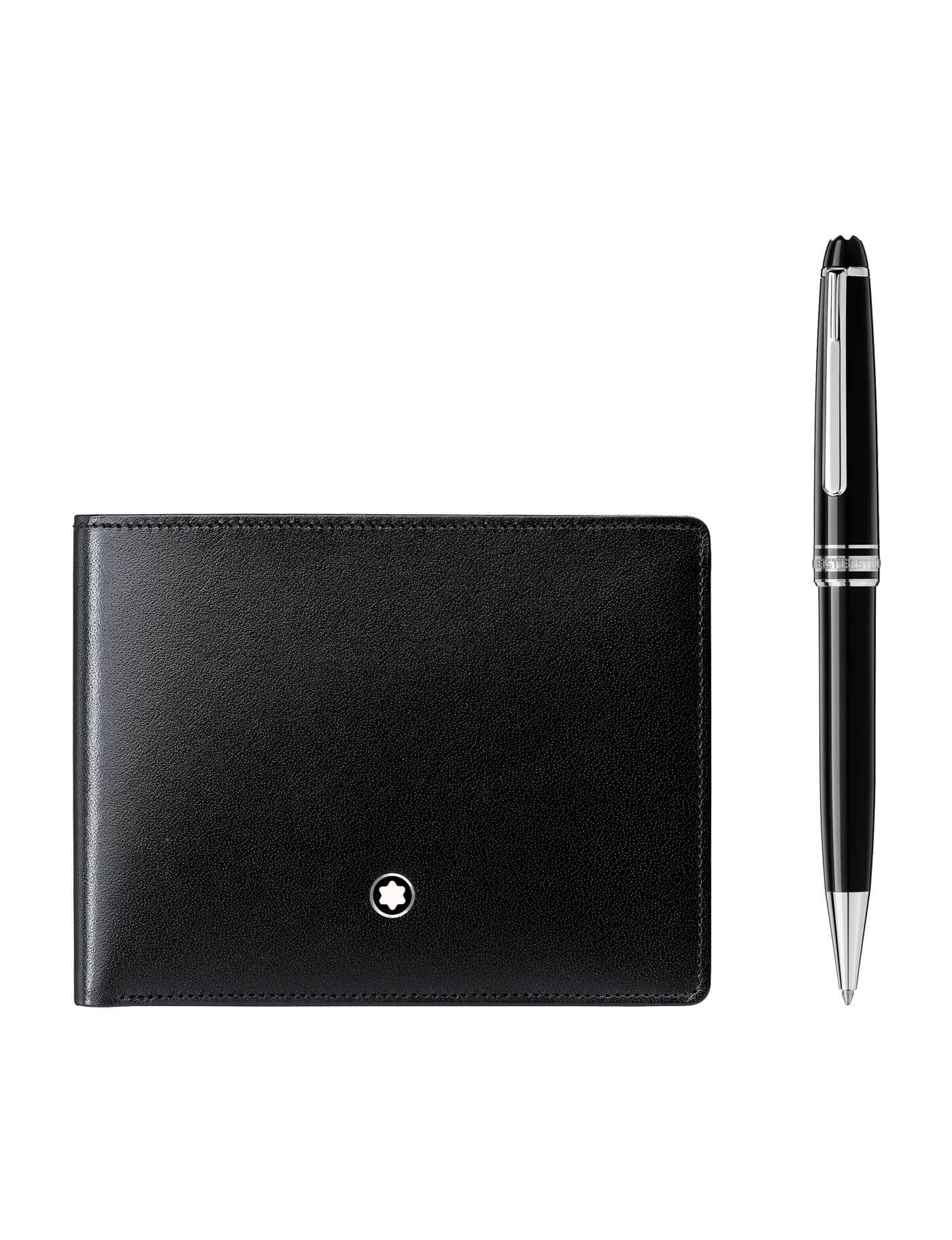 Montblanc Set with Meisterstuck Platinum-coated Classique