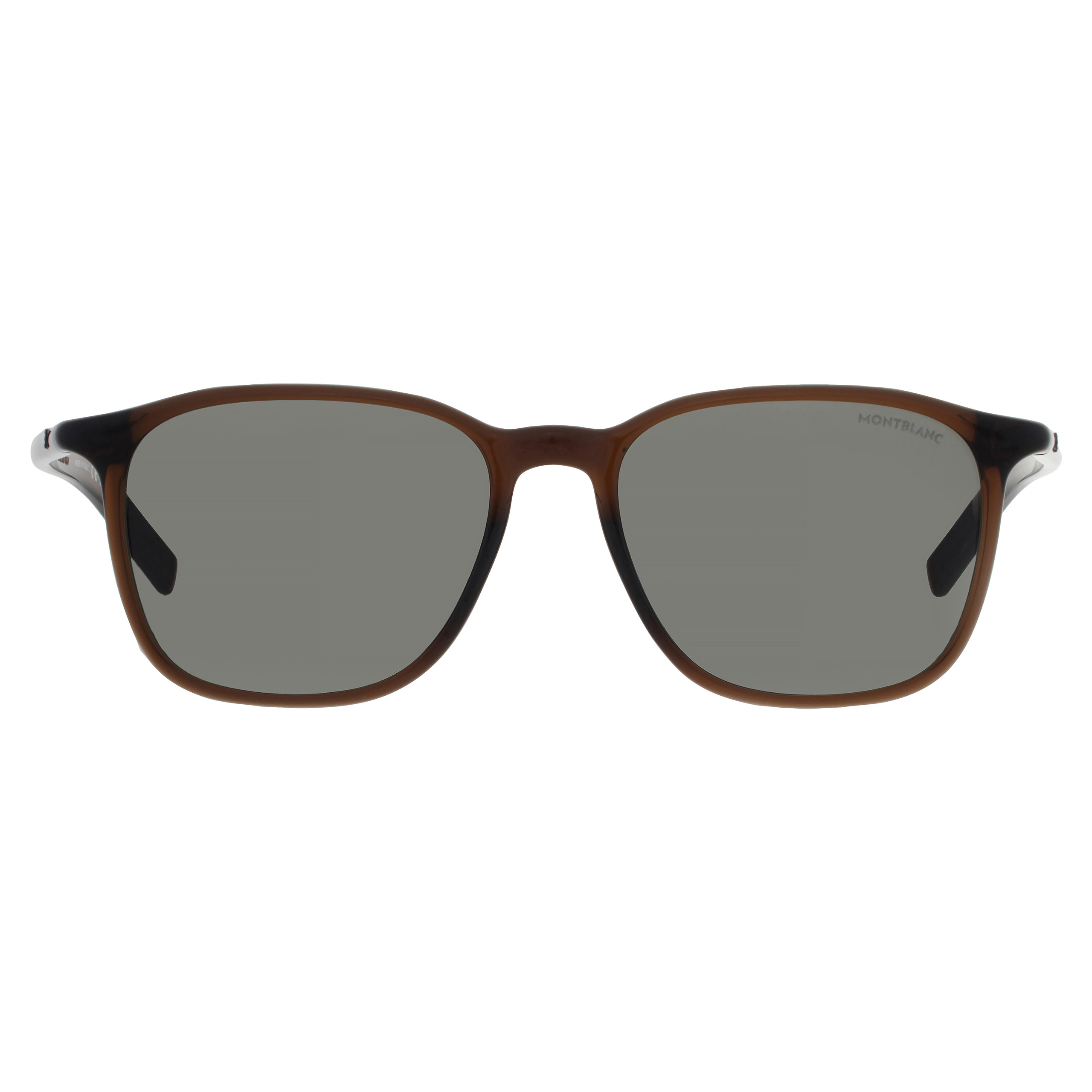 Montblanc Smoke Square Men's Sunglasses MB0325S 003 53 Montblanc Smoke Square Men's Sunglasses MB0325S 003 53