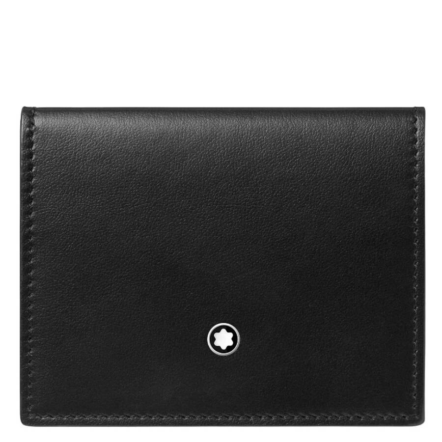 Montblanc Meisterstuck 4cc Soft Leather Card Holder In Black