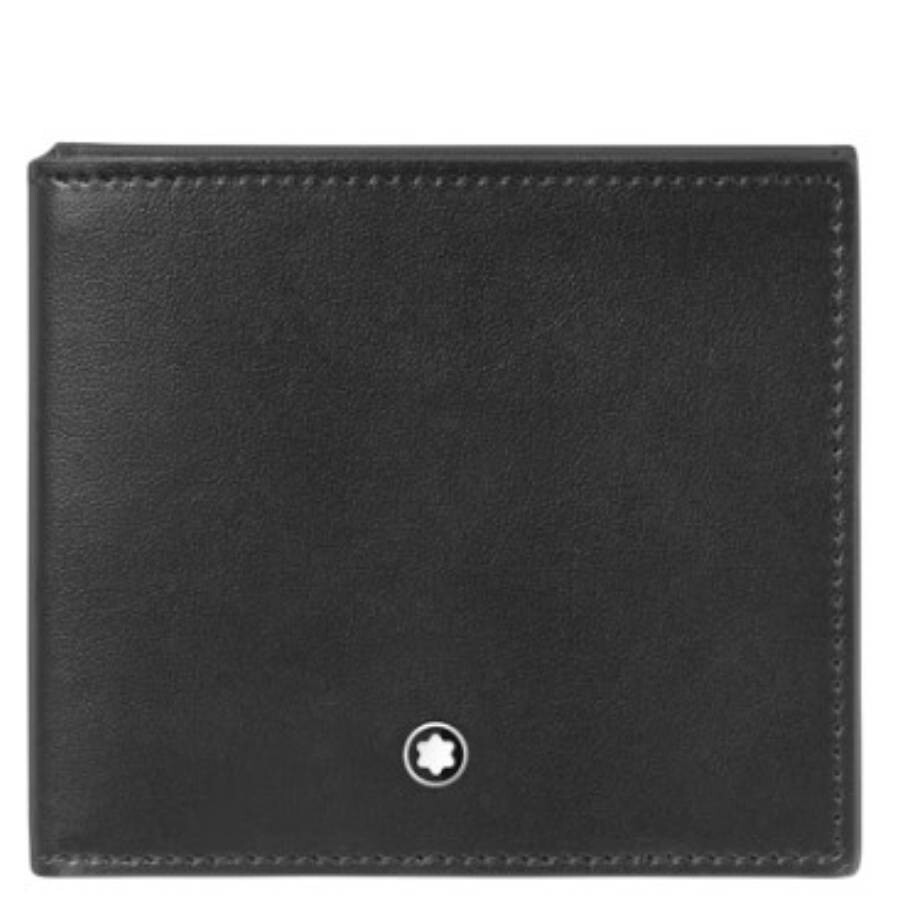 Montblanc Meisterstuck Horizontal Leather Wallet 103384 In Black