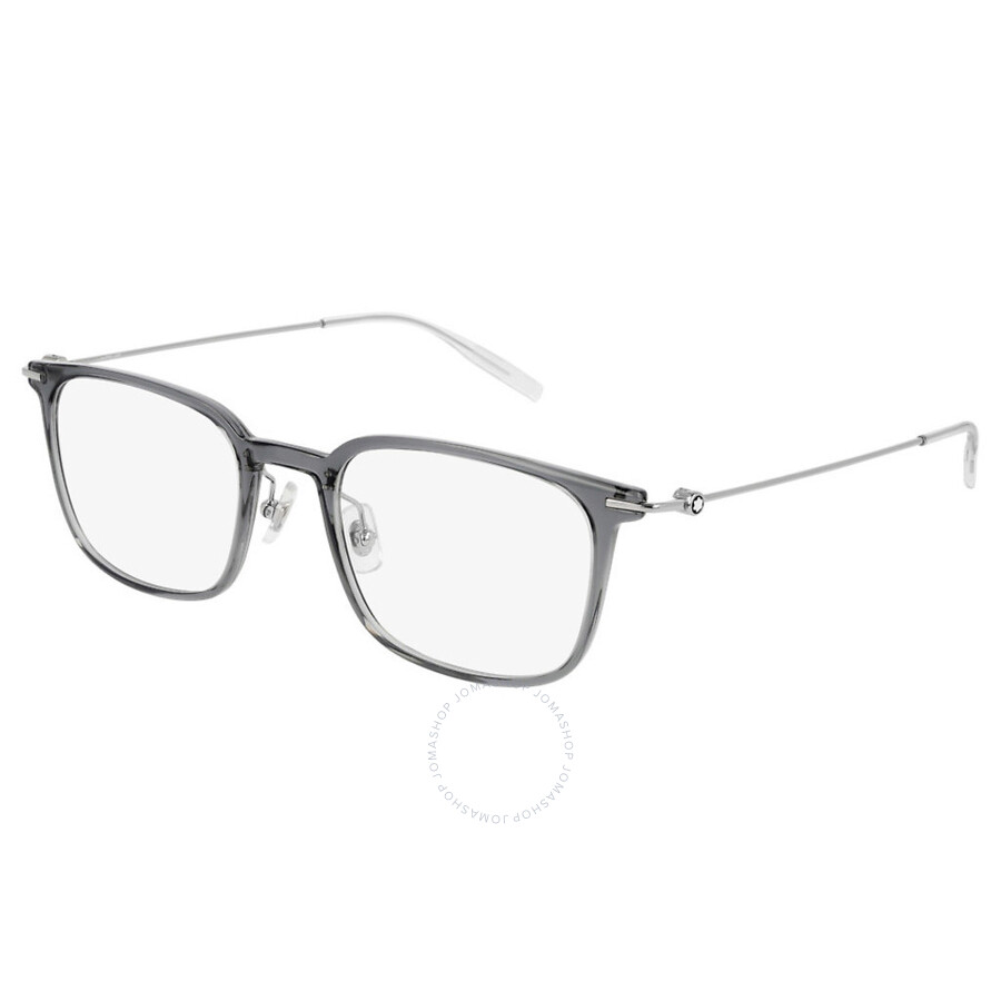 Montblanc Demo Square Men's Eyeglasses Mb0100o 001 52 In Grey