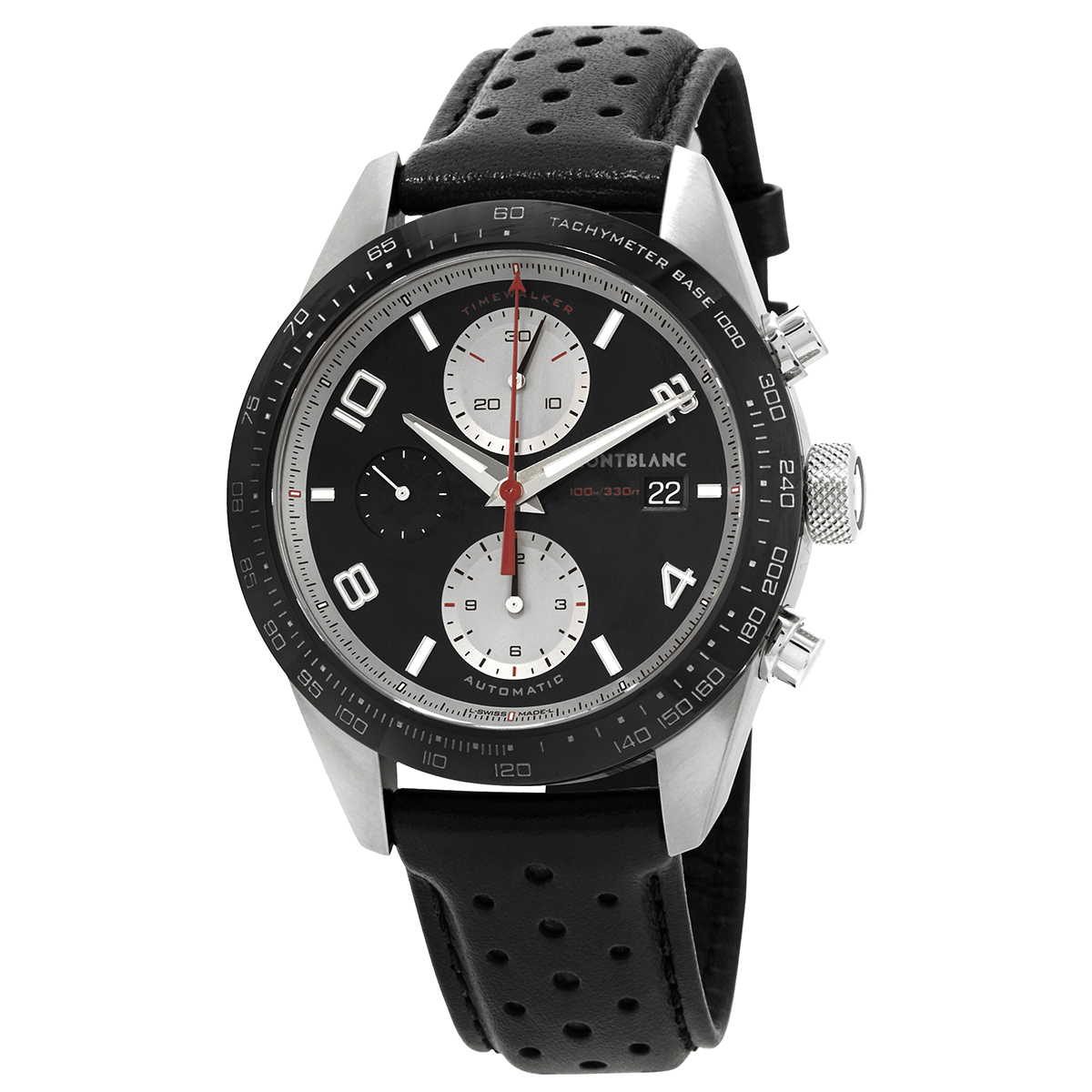 Yu.me Montblanc Timewalker Chronograph Automatic Black Dial Men's Watch